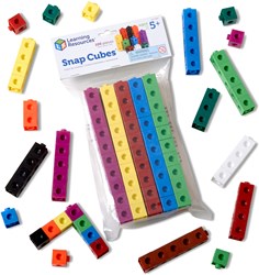 Learning Resources blocs de construction Snap Cubes - set de 100 pièces