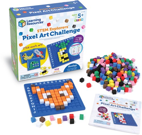 Learning Resources Learning Resources - STEM Explorersâ„¢ Pixel Art Challenge