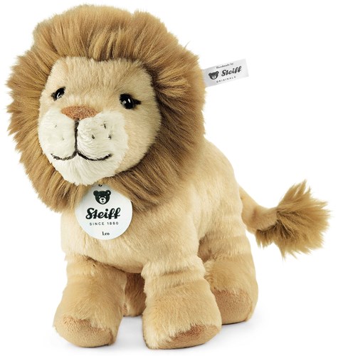 Steiff peluche lion Leo beige 16 cm - lion en peluche doux-2