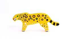 Bajo figurine jouet animal - animaux en danger léopard carton