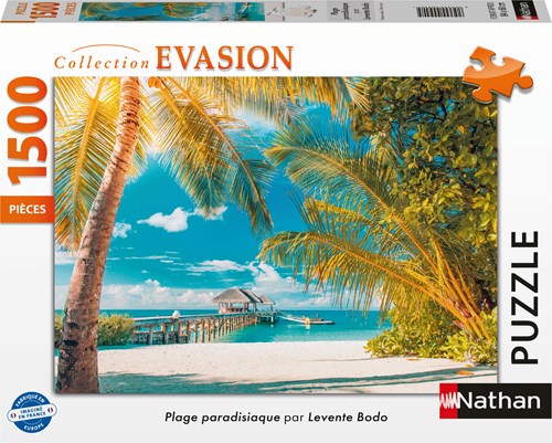 Nathan Levente Bodo - Paradies-Strand - 1500 Teile-2