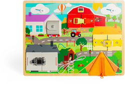 Bigjigs tableau d'apprentissage de la vie