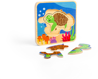Bigjigs Levenscyclus Puzzel Zeeschildpad-2