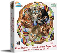 SunsOut puzzel kattenmand legpuzzel Linda Elliot 750 stukjes karton-2