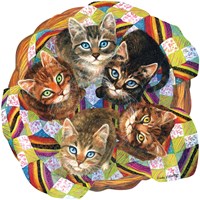 SunsOut puzzel kattenmand legpuzzel Linda Elliot 750 stukjes karton