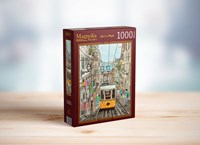 Magnolia puzzel 1000 stukjes - Lissabon stadsgezicht-2