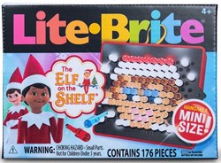 Basic Fun lichtgevende peg speelgoed Elf on the Shelf mini - creatief kerstcadeau