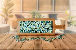 Little Creations DIY mozaïek borrelplank groen - creatief knutselpakket