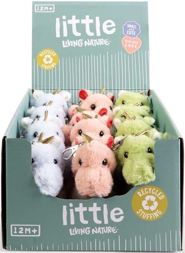 Living Nature porte-clés dragon jouet - clip coloré
