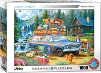 Eurographics Unterwegs mit dem Jeep Wagoneer - 1000 stukjes-2