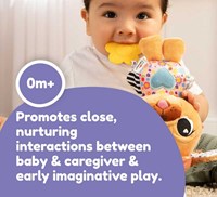 Lamaze chien en peluche jouet bébé - jouet sensoriel doux pour bébés-2