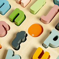 BigJigs puzzle abc en bois - jouet éducatif, coloré, certifié FSC-3
