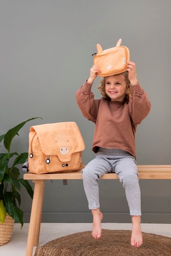 Trixie cartable sac à dos Mrs. Giraffe imperméable rose enfant-3