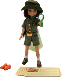 Lottie poupée Gardienne de la Forêt Pluviale - jouet éducatif avec cartes d’animaux