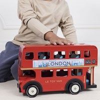 Le Toy Van bus en bois London - FSC 100% - double étage-2