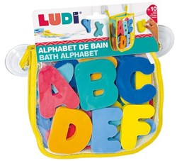 Ludi badspeelgoed alfabet set - kleurrijke schuimletters voor in bad
