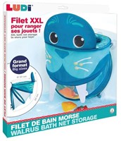 Ludi badnet XXL walrus - opbergnet voor badspeelgoed multicolor