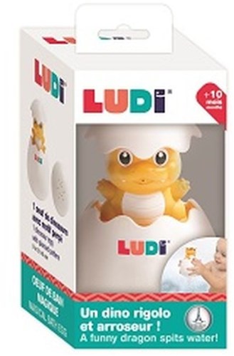 Ludi badspeelgoed dino ei voor baby’s - interactief waterspeelgoed