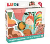 Ludi geurboek fruit zintuiglijk speelgoed interactief babyboek