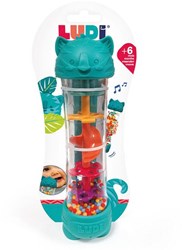 Ludi regenstok tijger sensorisch babyspeelgoed kleurrijk 20cm