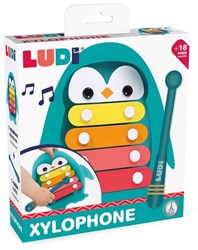 Ludi xylofoon pinguïn - kleurrijk badspeelgoed voor kinderen