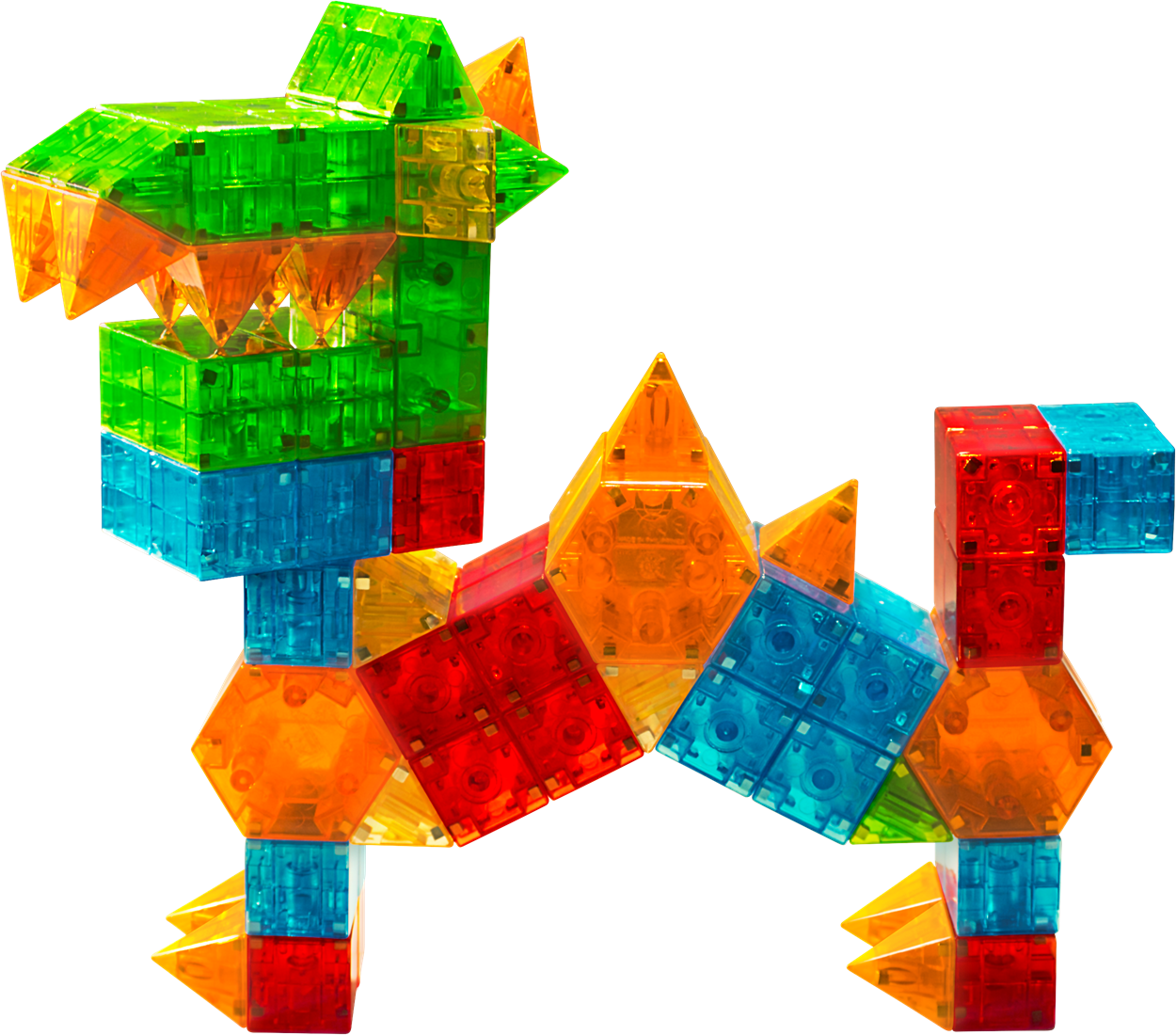 MagnaTiles bouwset MagnaQubix 85delig Happy BE