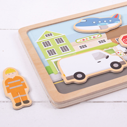 Bigjigs Magneetbord (Stad)