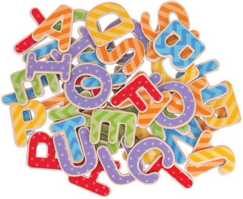 BigJigs houten magnetische letters hoofdletters - educatief speelgoed-2