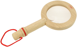 BigJigs loupe en bois - jouet éducatif pour enfants curieux