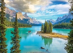 Eurographics puzzel Maligne Lake Alberta - 1000 stukjes