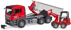 Bruder MAN TGS camion chantier conteneur et chargeur jouet