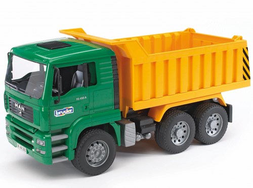 Bruder camion MAN avec benne basculante - véhicule jouet de chantier