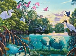 Ravensburger Puzzel 500 stukjes Zeekoe momenten
