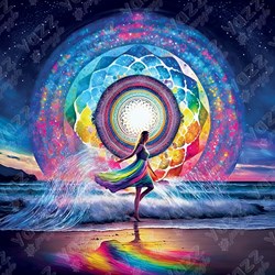 Yazz puzzle Mandala Dance - plaisir coloré 1023 pièces