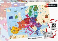 Nathan Map of Europe -  Teile