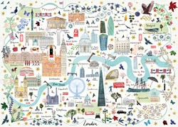 Gibsons Map of London (1000)