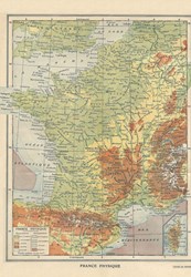 Grafika puzzle carte France éducatif carton 1000 pièces