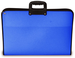 Mapac pochette de rangement A3 bleu - mallette académique imperméable