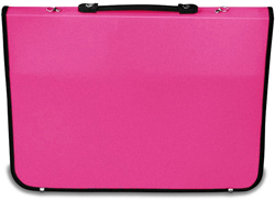 Mapac pochette portfolio A3 rose - mallette artistique avec bandoulière