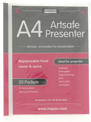 Mapac livre de présentation A4 transparent conserver œuvres d'art