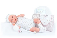 Marina - Pau pop newborn Ane trousseau 45cm - speelgoedpop multicolor