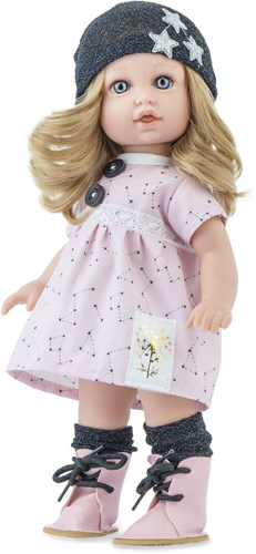 Marina - Pau pop Petit Soleil Carol 30cm - speelgoedpop multicolor