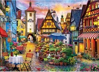 Master Pieces legpuzzel Bavarian Flower Market 1000 stukjes kleurrijk