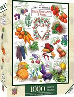 Master Pieces legpuzzel Farmer's Almanac groenten en fruit 1000 stukjes-2