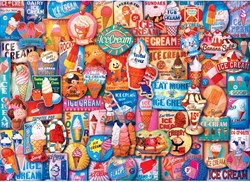 Master Pieces puzzle Flashbacks glaces 1000 pièces amusement garanti