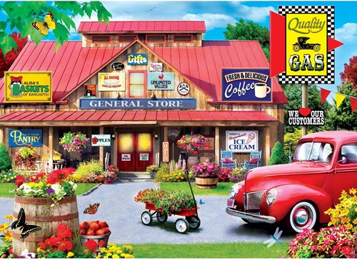 Master Pieces legpuzzel General Store nostalgie 1000 stukjes puzzel