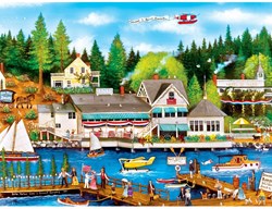 Master Pieces legpuzzel Homegrown Roche Harbor 750 stukjes puzzelplezier