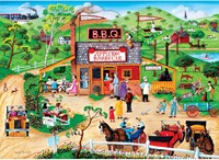 Master Pieces puzzle Hometown Gallery Appleton BBQ 1000 pièces