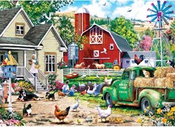 Master Pieces puzzel Holly Tree Farm - 1000 stukjes legpuzzel volwassenen