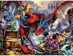 Master Pieces puzzel Dragon's Horde EZ Grip 300 stukjes karton